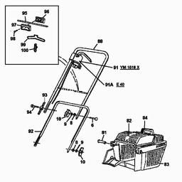 Yard-Man YM 1518 X spare parts