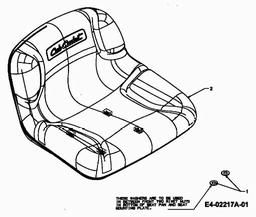CUB CADET CC 1020 spare parts