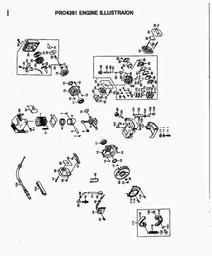 LAWNFLITE (2008) PRO4391 spare parts