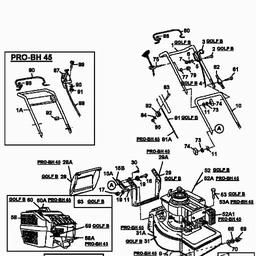 Golf B spare parts
