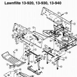 MTD (1996) 13-304P / 136C450D611 spare parts