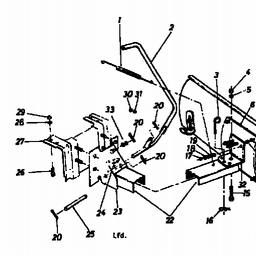 MTD 485 - 42"/107cm for 300, 400, 600 series to 1999 spare parts