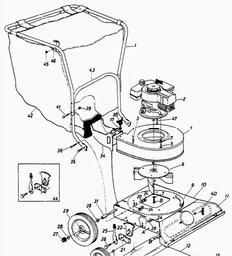 LAWNFLITE (1992) 242A645-611 SHREDDER  spare parts