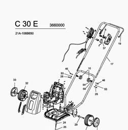 Wolf-Garten C 30 E spare parts