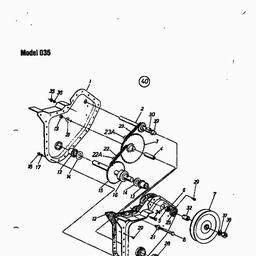 MTD T 035 spare parts