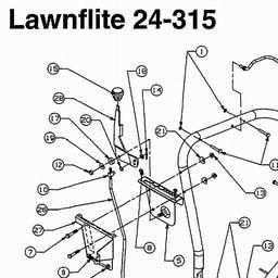 LAWNFLITE (1996) 24-651 / 246-652F678 SHREDDER spare parts