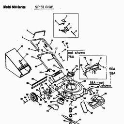 MTD SP 53 GHW spare parts