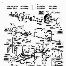 Yard-Man YM 5518 SP spare parts