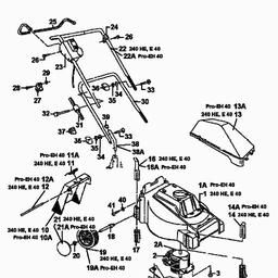Golf 240 HE spare parts