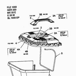 MTD E 33 W spare parts