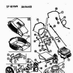 MTD SP 48 HWM spare parts