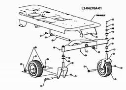 CUB CADET RZT-42 spare parts