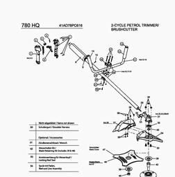 MTD 780 HQ spare parts