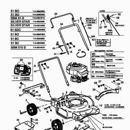 MTD 51 BO spare parts