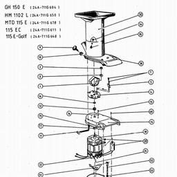LAWNFLITE (2000) 115E / 24A-711G678 CHIPPER spare parts