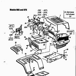 MTD B/180 spare parts