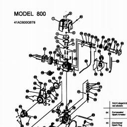 MTD 800 spare parts
