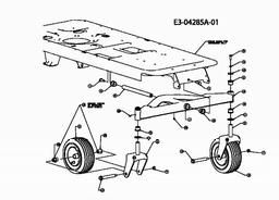 MTD P 155 spare parts