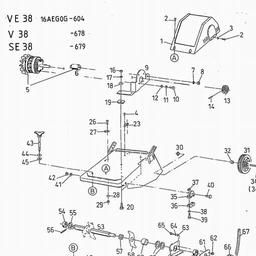 LAWNFLITE (1998) V38 / 16AEG0G-638 spare parts