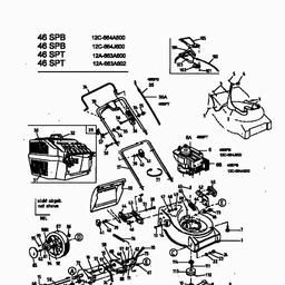 MTD 46 SPB spare parts