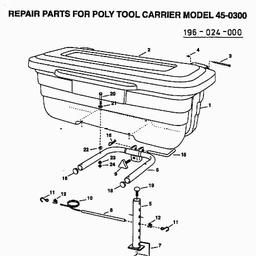 MTD 45-0300  (196-024-000) spare parts