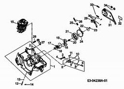 CUB CADET CC 3352 spare parts
