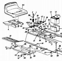 LAWNFLITE (1991) 131-658F611/558 spare parts