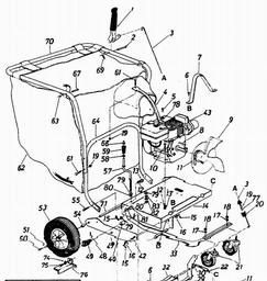 LAWNFLITE (1991) 241-645-611 POWER VAC  spare parts