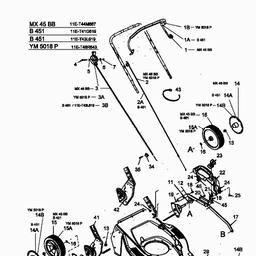 Yard-Man YM 5018 P spare parts