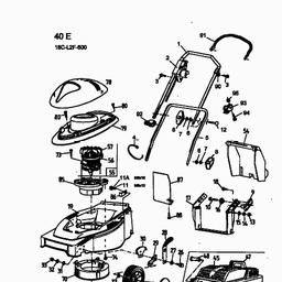 MTD 40 E spare parts