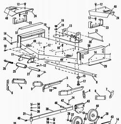 CUB CADET 1772 spare parts