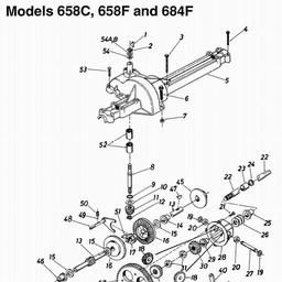 LAWNFLITE (1990) 130-658F611/558 spare parts