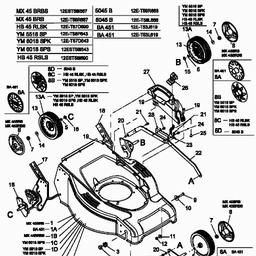 Yard-Man YM 5518 SP spare parts