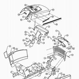 CUB CADET 2165 spare parts
