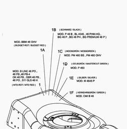 MTD 46 PB spare parts