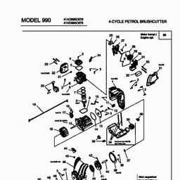 MTD 990 spare parts