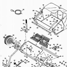 AGRIFAB 38" LAWN SWEEPER 45-0311 AND 45-0092 spare parts