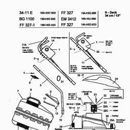 MTD 34-11 E spare parts