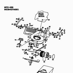 MTD 430 A spare parts