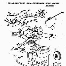 MTD 45-0292  (190-155-000) spare parts