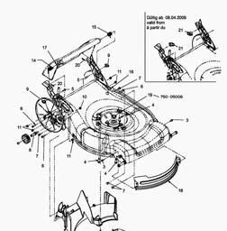 MTD SPK 53 HW spare parts