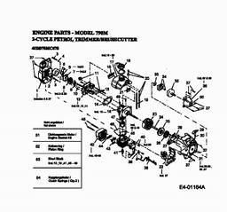MTD 790 M spare parts