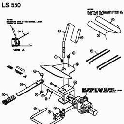 MTD LS 550 spare parts