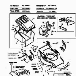 Yard-Man YM 5518 SP spare parts