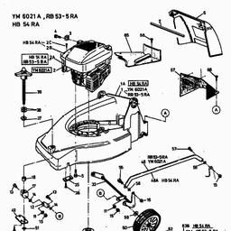 Yard-Man YM 6021 A spare parts
