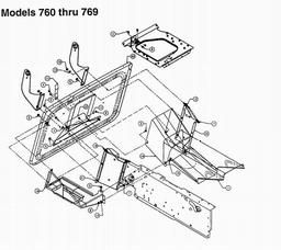 LAWNFLITE (1997) 19-093 Multch kit spare parts