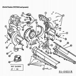 LAWNFLITE (2003) BV3100 / 41BSGBVG678 BLOWER VAC spare parts
