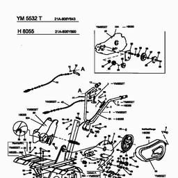 Yard-Man YM 5532 T spare parts
