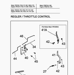 MTD-Engines 1 P 61 MH spare parts