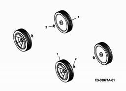 MTD 53 PO spare parts